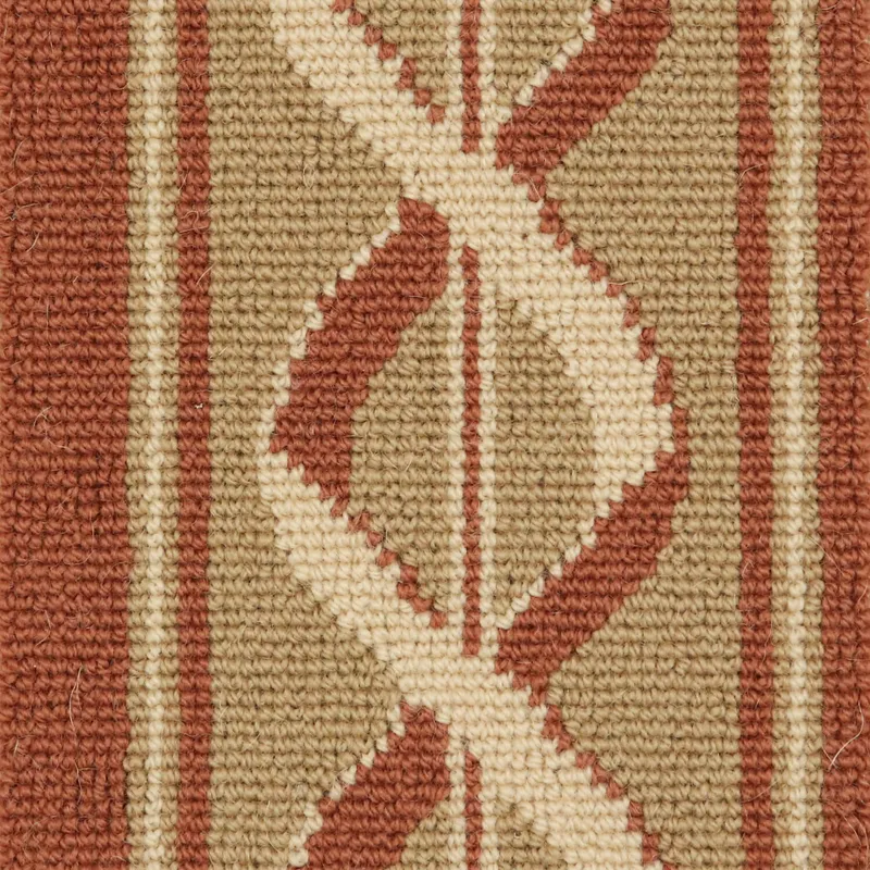 Queen Ribbon Border Sienna