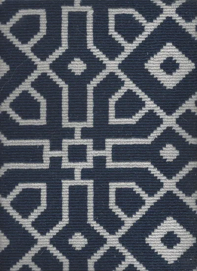 Navy / White