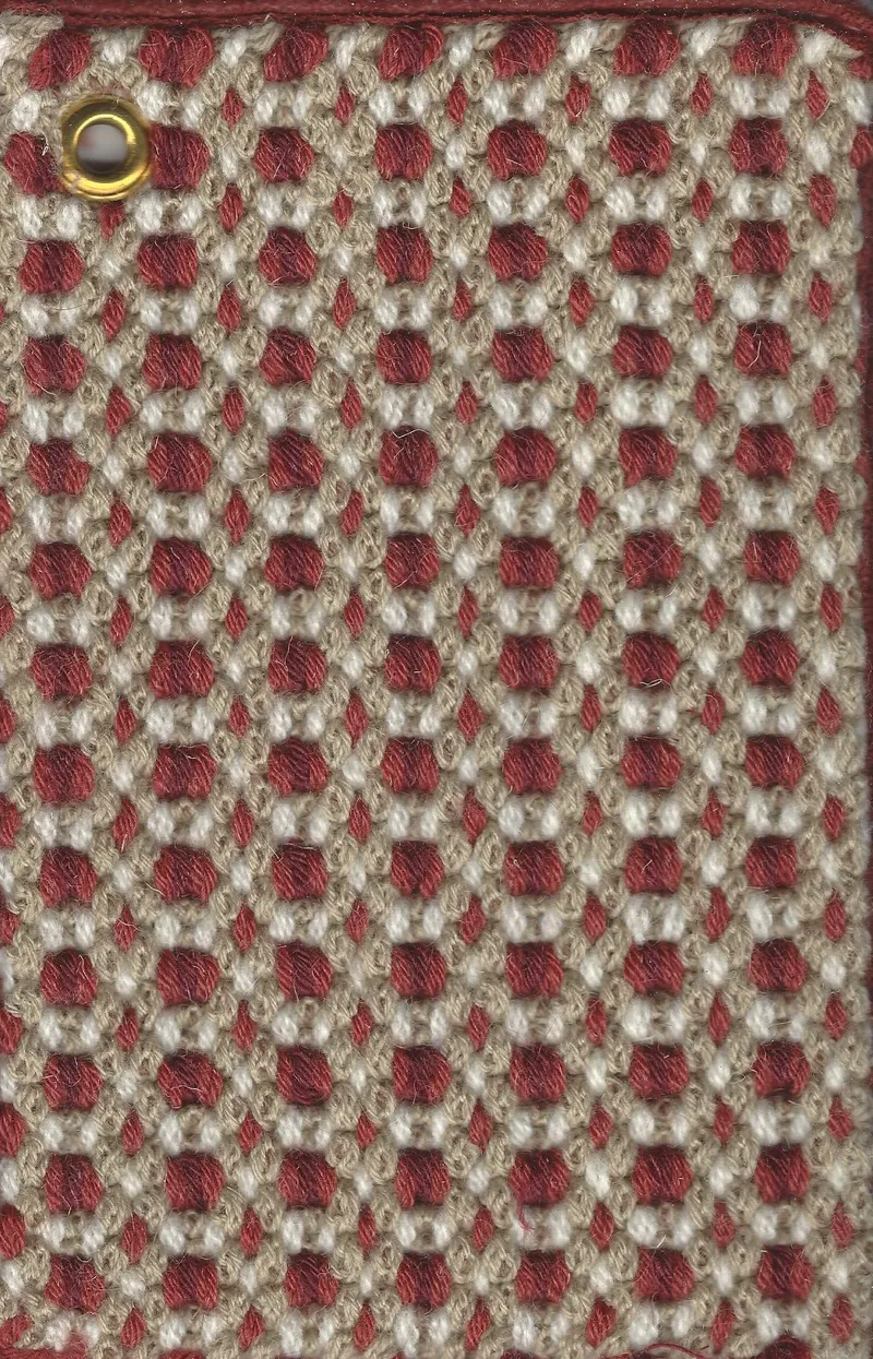 Wool Sweater Natural Burgandy