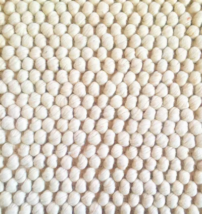 White (100% Felted Wool)